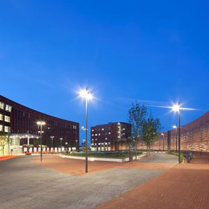 Maasziekenhuis Bij Nacht Uitgelicht afbeelding