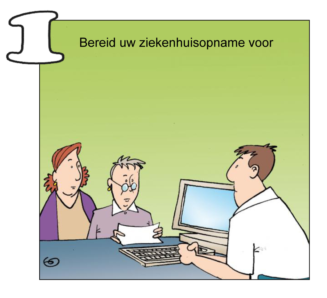 Figuur 1. Bereid uw ziekenhuisopname voor