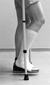 Als je niet op het geopereerde been mag steunen (onbelast ‘lopen’)2