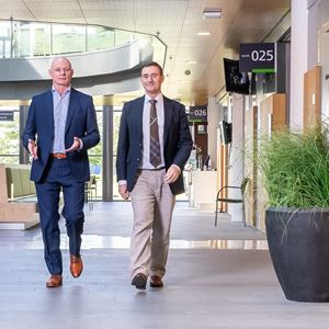 Peter van der Pols en Tim Simmers Peter van der Pols en Tim Simmers