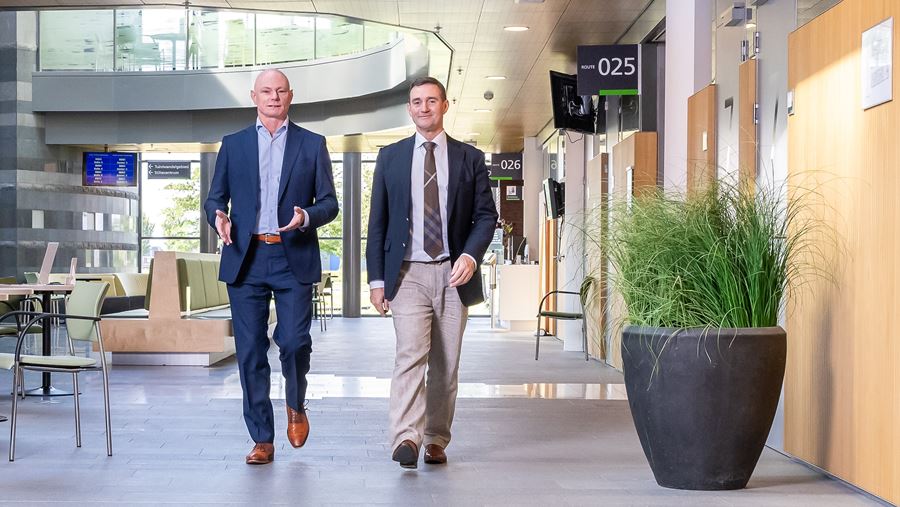 Peter van der Pols en Tim Simmers Peter van der Pols en Tim Simmers